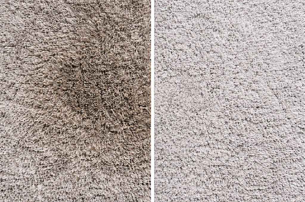 ניקוי שטיחים בנקי שירותי כביסה - ניקוי שטיחים אחרי ולפני